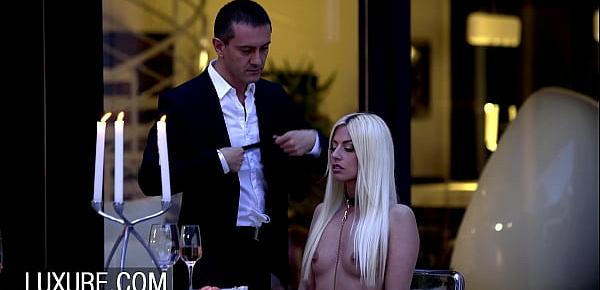 trendsSubmissive Chloe Lacourt and Jessie Volt sex with rich guy